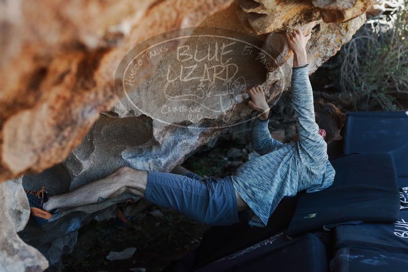 Bouldering in Hueco Tanks on 06/15/2019 with Blue Lizard Climbing and Yoga

Filename: SRM_20190615_1044470.jpg
Aperture: f/4.0
Shutter Speed: 1/320
Body: Canon EOS-1D Mark II
Lens: Canon EF 50mm f/1.8 II