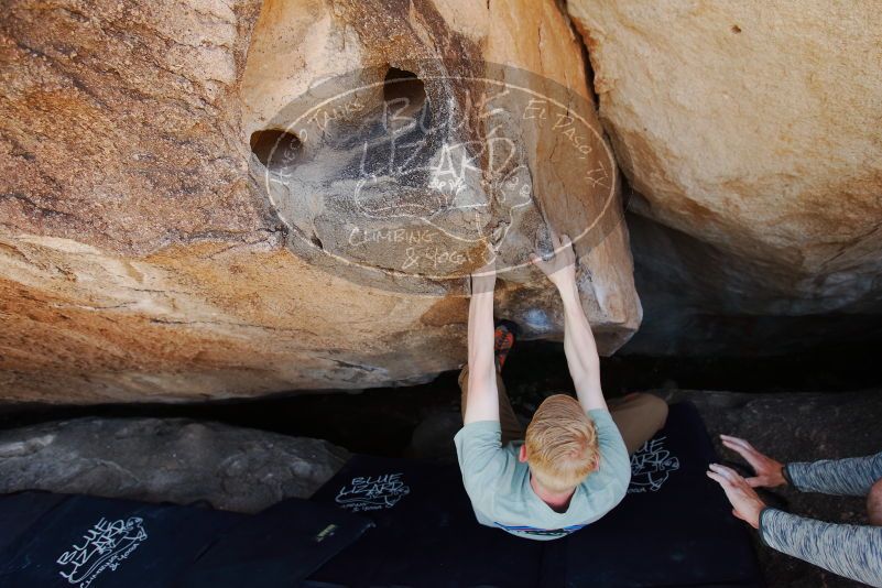 Bouldering in Hueco Tanks on 06/15/2019 with Blue Lizard Climbing and Yoga

Filename: SRM_20190615_1453220.jpg
Aperture: f/4.0
Shutter Speed: 1/320
Body: Canon EOS-1D Mark II
Lens: Canon EF 16-35mm f/2.8 L