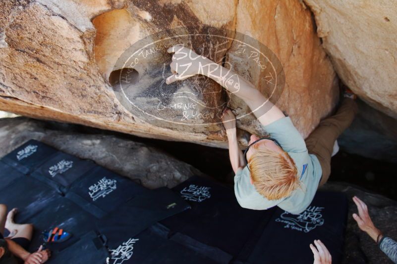 Bouldering in Hueco Tanks on 06/15/2019 with Blue Lizard Climbing and Yoga

Filename: SRM_20190615_1456230.jpg
Aperture: f/4.0
Shutter Speed: 1/320
Body: Canon EOS-1D Mark II
Lens: Canon EF 16-35mm f/2.8 L