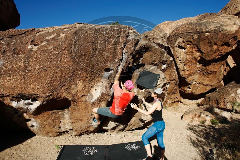 Bouldering in Hueco Tanks on 06/23/2019 with Blue Lizard Climbing and Yoga

Filename: SRM_20190623_0802250.jpg
Aperture: f/5.6
Shutter Speed: 1/500
Body: Canon EOS-1D Mark II
Lens: Canon EF 16-35mm f/2.8 L