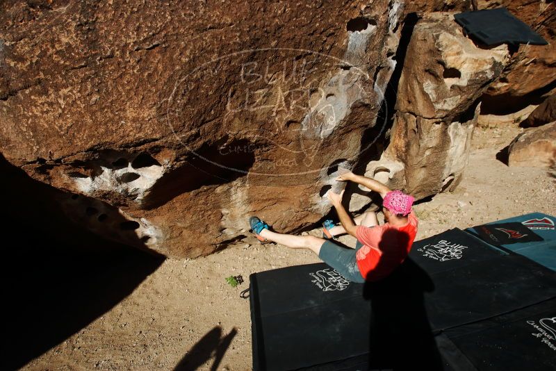 Bouldering in Hueco Tanks on 06/23/2019 with Blue Lizard Climbing and Yoga

Filename: SRM_20190623_0810280.jpg
Aperture: f/5.6
Shutter Speed: 1/640
Body: Canon EOS-1D Mark II
Lens: Canon EF 16-35mm f/2.8 L