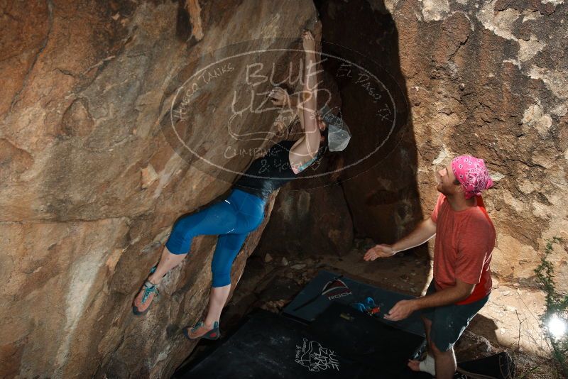 Bouldering in Hueco Tanks on 06/23/2019 with Blue Lizard Climbing and Yoga

Filename: SRM_20190623_1024180.jpg
Aperture: f/6.3
Shutter Speed: 1/250
Body: Canon EOS-1D Mark II
Lens: Canon EF 16-35mm f/2.8 L