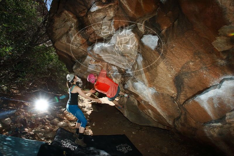 Bouldering in Hueco Tanks on 06/23/2019 with Blue Lizard Climbing and Yoga

Filename: SRM_20190623_1134480.jpg
Aperture: f/8.0
Shutter Speed: 1/250
Body: Canon EOS-1D Mark II
Lens: Canon EF 16-35mm f/2.8 L