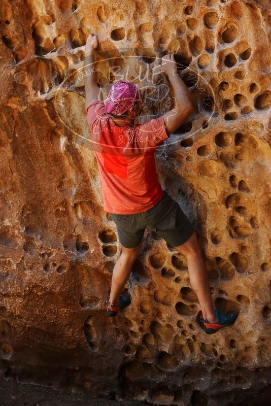 Bouldering in Hueco Tanks on 06/23/2019 with Blue Lizard Climbing and Yoga

Filename: SRM_20190623_1310460.jpg
Aperture: f/4.0
Shutter Speed: 1/125
Body: Canon EOS-1D Mark II
Lens: Canon EF 50mm f/1.8 II