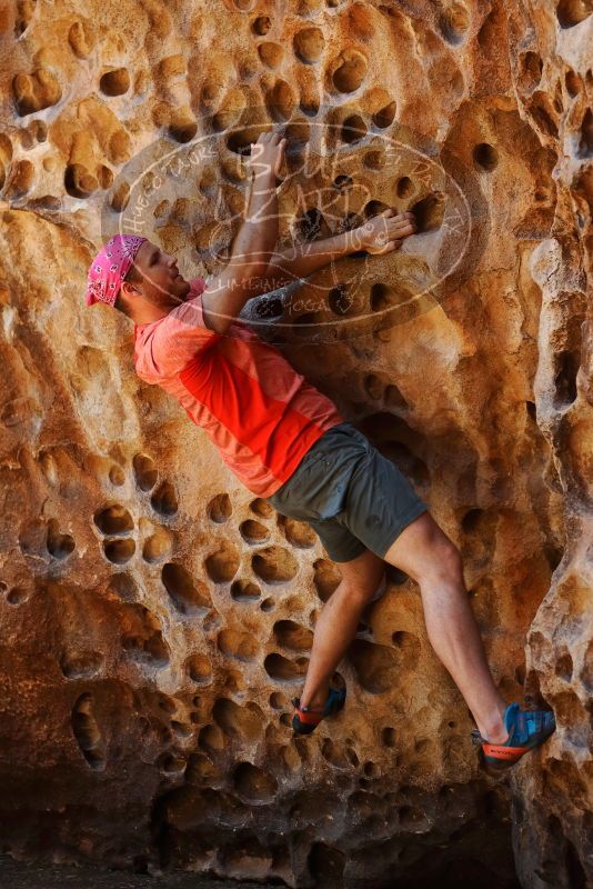 Bouldering in Hueco Tanks on 06/23/2019 with Blue Lizard Climbing and Yoga

Filename: SRM_20190623_1311030.jpg
Aperture: f/4.0
Shutter Speed: 1/125
Body: Canon EOS-1D Mark II
Lens: Canon EF 50mm f/1.8 II