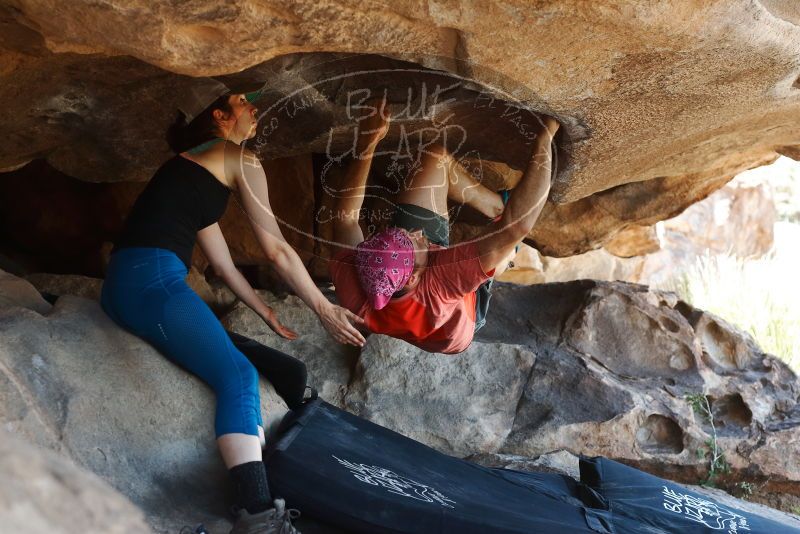 Bouldering in Hueco Tanks on 06/23/2019 with Blue Lizard Climbing and Yoga

Filename: SRM_20190623_1456140.jpg
Aperture: f/4.0
Shutter Speed: 1/320
Body: Canon EOS-1D Mark II
Lens: Canon EF 50mm f/1.8 II