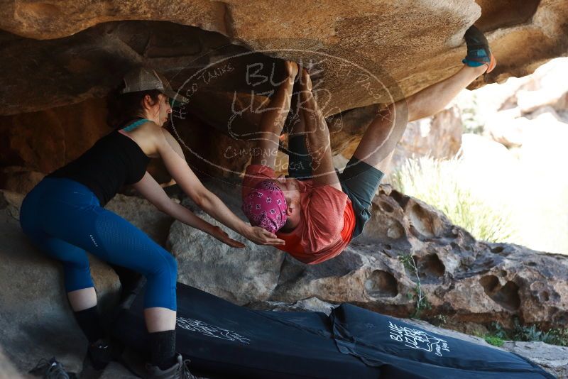 Bouldering in Hueco Tanks on 06/23/2019 with Blue Lizard Climbing and Yoga

Filename: SRM_20190623_1457301.jpg
Aperture: f/4.0
Shutter Speed: 1/400
Body: Canon EOS-1D Mark II
Lens: Canon EF 50mm f/1.8 II