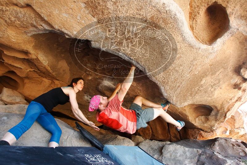 Bouldering in Hueco Tanks on 06/23/2019 with Blue Lizard Climbing and Yoga

Filename: SRM_20190623_1502210.jpg
Aperture: f/5.0
Shutter Speed: 1/200
Body: Canon EOS-1D Mark II
Lens: Canon EF 16-35mm f/2.8 L