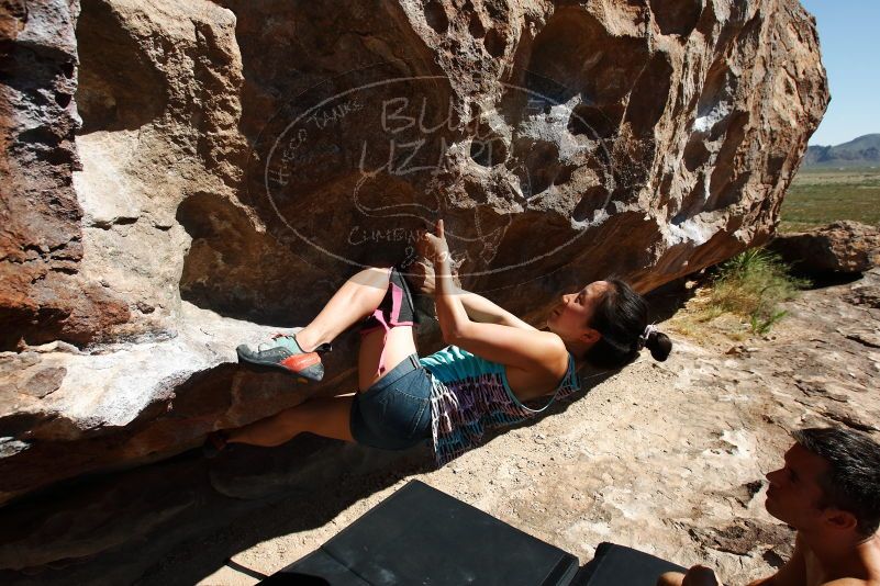 Bouldering in Hueco Tanks on 06/28/2019 with Blue Lizard Climbing and Yoga

Filename: SRM_20190628_1000230.jpg
Aperture: f/6.3
Shutter Speed: 1/400
Body: Canon EOS-1D Mark II
Lens: Canon EF 16-35mm f/2.8 L