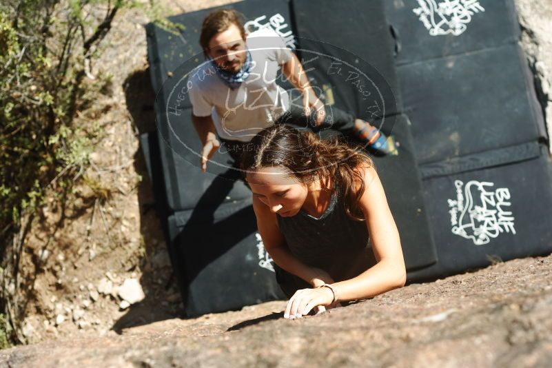 Bouldering in Hueco Tanks on 08/02/2019 with Blue Lizard Climbing and Yoga

Filename: SRM_20190802_1011250.jpg
Aperture: f/4.0
Shutter Speed: 1/640
Body: Canon EOS-1D Mark II
Lens: Canon EF 50mm f/1.8 II