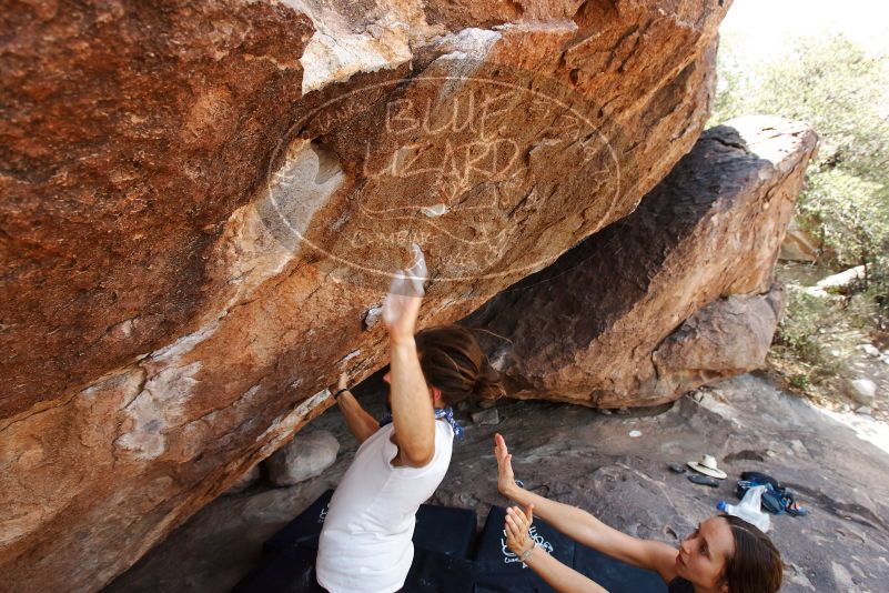 Bouldering in Hueco Tanks on 08/02/2019 with Blue Lizard Climbing and Yoga

Filename: SRM_20190802_1205281.jpg
Aperture: f/5.6
Shutter Speed: 1/320
Body: Canon EOS-1D Mark II
Lens: Canon EF 16-35mm f/2.8 L