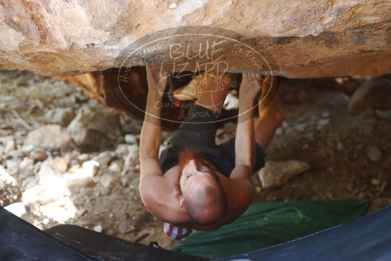 Bouldering in Hueco Tanks on 08/31/2019 with Blue Lizard Climbing and Yoga

Filename: SRM_20190831_1328020.jpg
Aperture: f/2.8
Shutter Speed: 1/400
Body: Canon EOS-1D Mark II
Lens: Canon EF 50mm f/1.8 II