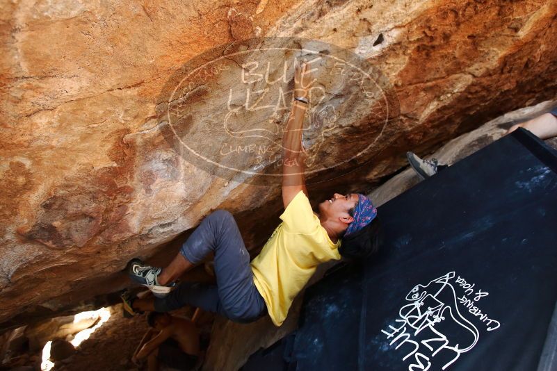 Bouldering in Hueco Tanks on 08/31/2019 with Blue Lizard Climbing and Yoga

Filename: SRM_20190831_1408150.jpg
Aperture: f/4.0
Shutter Speed: 1/320
Body: Canon EOS-1D Mark II
Lens: Canon EF 16-35mm f/2.8 L