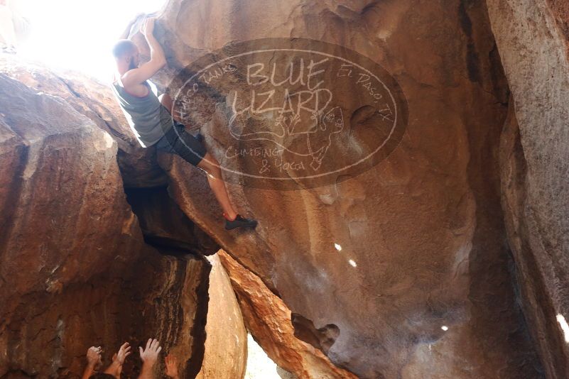 Bouldering in Hueco Tanks on 08/31/2019 with Blue Lizard Climbing and Yoga

Filename: SRM_20190831_1640560.jpg
Aperture: f/4.0
Shutter Speed: 1/125
Body: Canon EOS-1D Mark II
Lens: Canon EF 50mm f/1.8 II