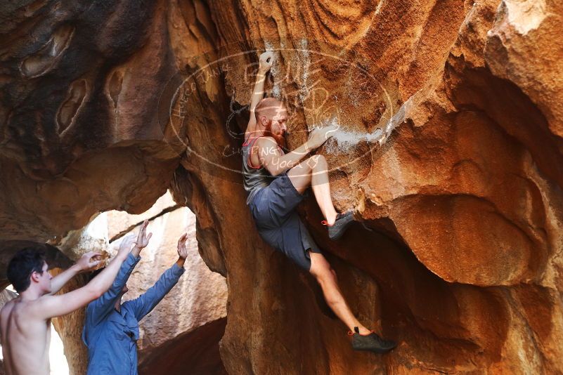 Bouldering in Hueco Tanks on 08/31/2019 with Blue Lizard Climbing and Yoga

Filename: SRM_20190831_1758370.jpg
Aperture: f/2.8
Shutter Speed: 1/200
Body: Canon EOS-1D Mark II
Lens: Canon EF 50mm f/1.8 II