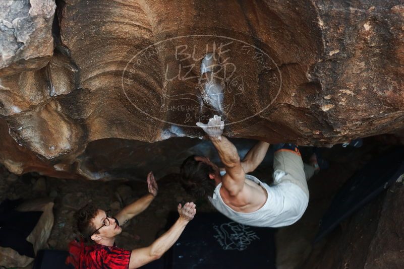 Bouldering in Hueco Tanks on 10/28/2019 with Blue Lizard Climbing and Yoga

Filename: SRM_20191028_1304140.jpg
Aperture: f/3.2
Shutter Speed: 1/250
Body: Canon EOS-1D Mark II
Lens: Canon EF 50mm f/1.8 II