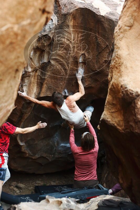 Bouldering in Hueco Tanks on 10/28/2019 with Blue Lizard Climbing and Yoga

Filename: SRM_20191028_1315230.jpg
Aperture: f/3.2
Shutter Speed: 1/250
Body: Canon EOS-1D Mark II
Lens: Canon EF 50mm f/1.8 II