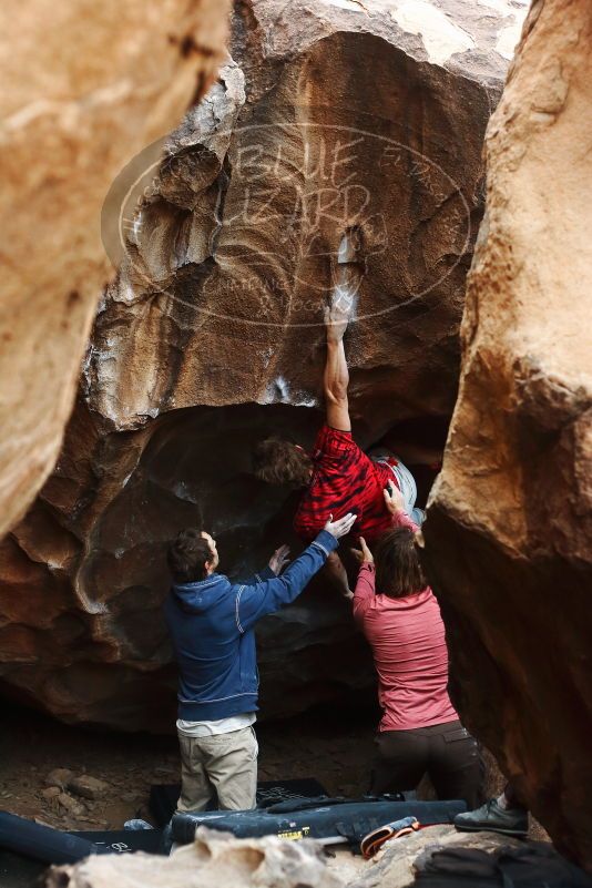 Bouldering in Hueco Tanks on 10/28/2019 with Blue Lizard Climbing and Yoga

Filename: SRM_20191028_1344000.jpg
Aperture: f/3.2
Shutter Speed: 1/250
Body: Canon EOS-1D Mark II
Lens: Canon EF 50mm f/1.8 II