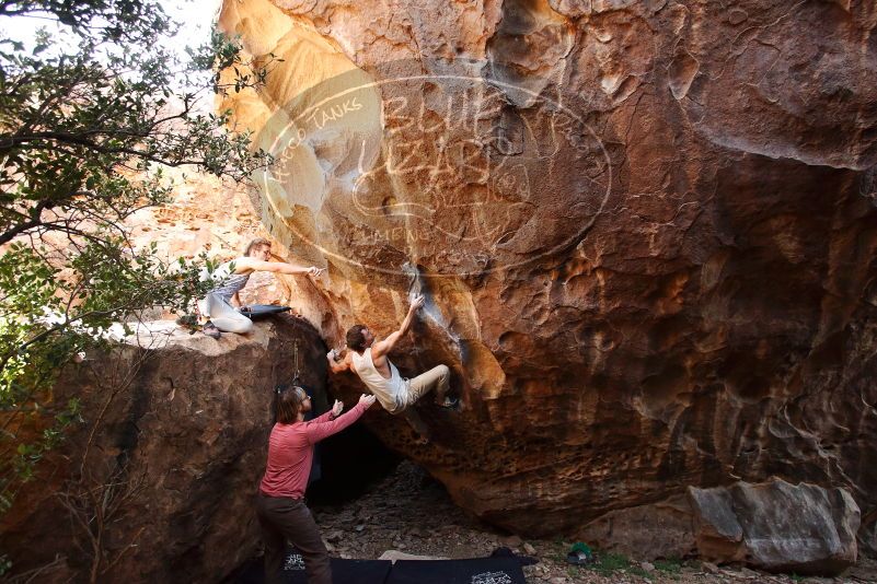 Bouldering in Hueco Tanks on 10/28/2019 with Blue Lizard Climbing and Yoga

Filename: SRM_20191028_1456170.jpg
Aperture: f/4.5
Shutter Speed: 1/250
Body: Canon EOS-1D Mark II
Lens: Canon EF 16-35mm f/2.8 L