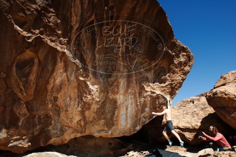 Bouldering in Hueco Tanks on 10/26/2019 with Blue Lizard Climbing and Yoga

Filename: SRM_20191026_1257531.jpg
Aperture: f/8.0
Shutter Speed: 1/250
Body: Canon EOS-1D Mark II
Lens: Canon EF 16-35mm f/2.8 L