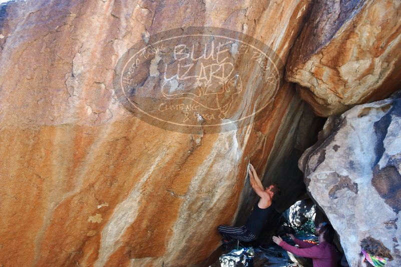 Bouldering in Hueco Tanks on 10/26/2019 with Blue Lizard Climbing and Yoga

Filename: SRM_20191026_1623500.jpg
Aperture: f/5.6
Shutter Speed: 1/250
Body: Canon EOS-1D Mark II
Lens: Canon EF 16-35mm f/2.8 L