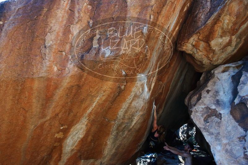 Bouldering in Hueco Tanks on 10/26/2019 with Blue Lizard Climbing and Yoga

Filename: SRM_20191026_1627230.jpg
Aperture: f/5.6
Shutter Speed: 1/250
Body: Canon EOS-1D Mark II
Lens: Canon EF 16-35mm f/2.8 L