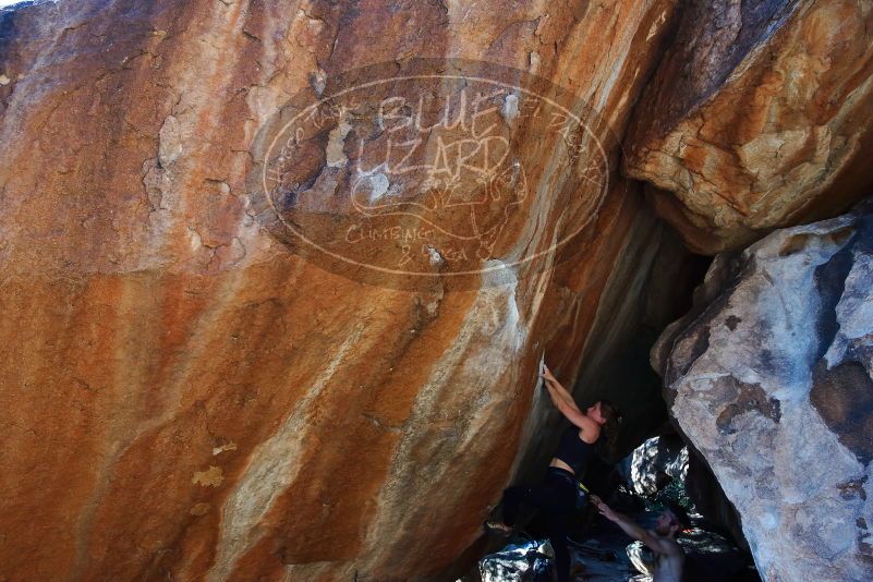 Bouldering in Hueco Tanks on 10/26/2019 with Blue Lizard Climbing and Yoga

Filename: SRM_20191026_1627270.jpg
Aperture: f/5.6
Shutter Speed: 1/250
Body: Canon EOS-1D Mark II
Lens: Canon EF 16-35mm f/2.8 L