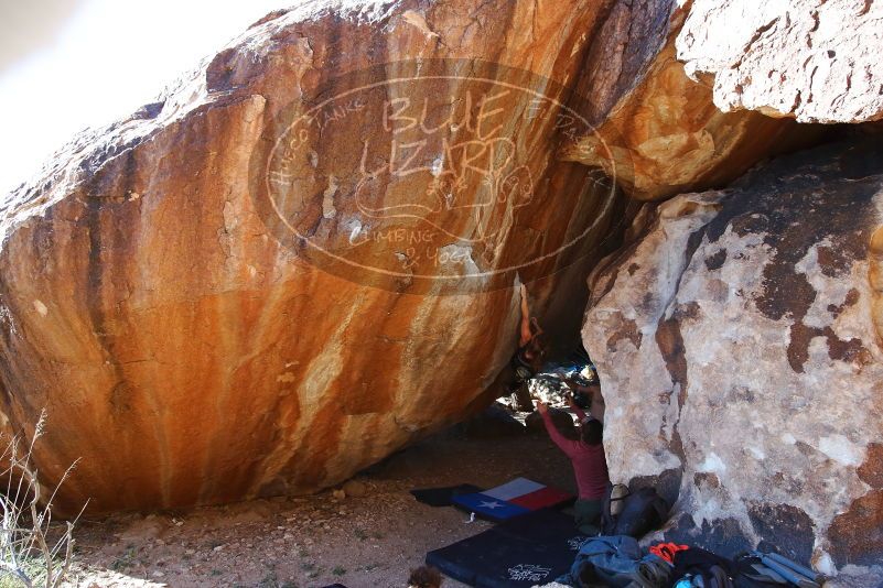 Bouldering in Hueco Tanks on 10/26/2019 with Blue Lizard Climbing and Yoga

Filename: SRM_20191026_1633510.jpg
Aperture: f/5.6
Shutter Speed: 1/250
Body: Canon EOS-1D Mark II
Lens: Canon EF 16-35mm f/2.8 L