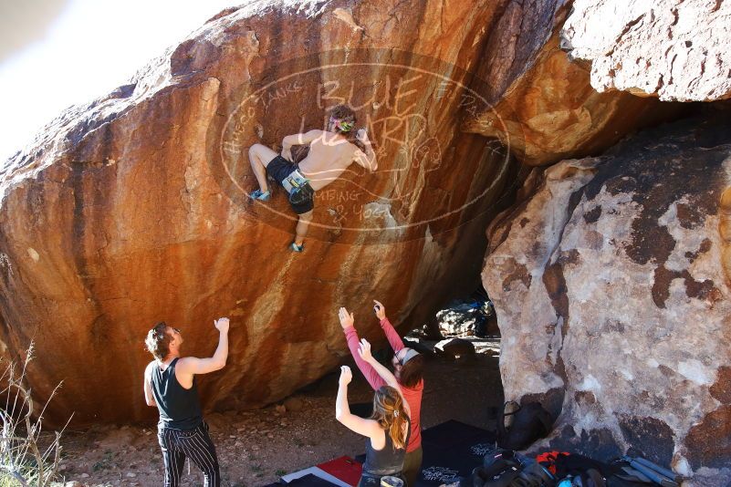 Bouldering in Hueco Tanks on 10/26/2019 with Blue Lizard Climbing and Yoga

Filename: SRM_20191026_1649270.jpg
Aperture: f/5.6
Shutter Speed: 1/250
Body: Canon EOS-1D Mark II
Lens: Canon EF 16-35mm f/2.8 L