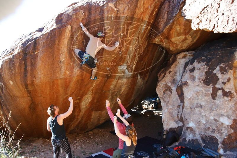 Bouldering in Hueco Tanks on 10/26/2019 with Blue Lizard Climbing and Yoga

Filename: SRM_20191026_1649290.jpg
Aperture: f/5.6
Shutter Speed: 1/250
Body: Canon EOS-1D Mark II
Lens: Canon EF 16-35mm f/2.8 L