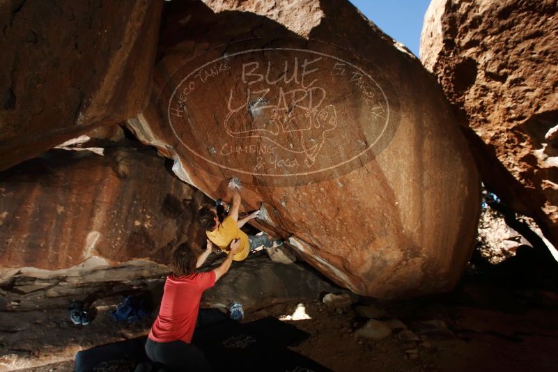 Bouldering in Hueco Tanks on 10/29/2019 with Blue Lizard Climbing and Yoga

Filename: SRM_20191029_1330420.jpg
Aperture: f/8.0
Shutter Speed: 1/250
Body: Canon EOS-1D Mark II
Lens: Canon EF 16-35mm f/2.8 L