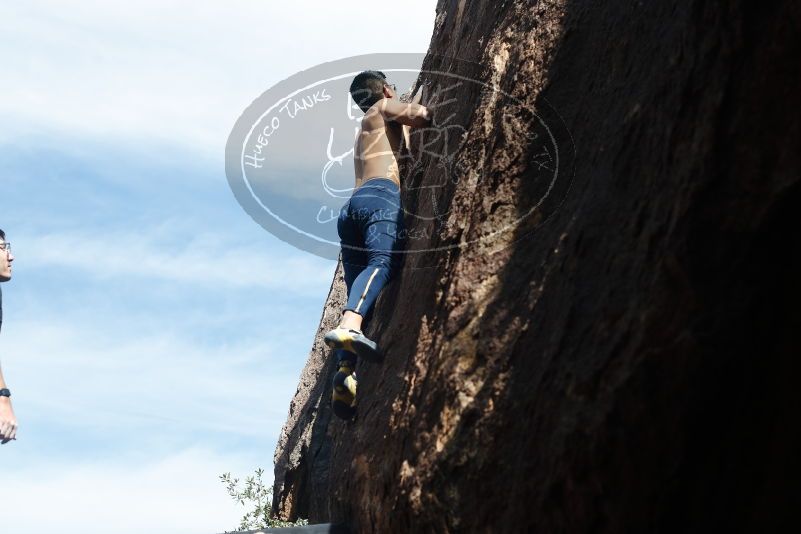 Bouldering in Hueco Tanks on 11/09/2019 with Blue Lizard Climbing and Yoga

Filename: SRM_20191109_1313280.jpg
Aperture: f/4.0
Shutter Speed: 1/800
Body: Canon EOS-1D Mark II
Lens: Canon EF 50mm f/1.8 II