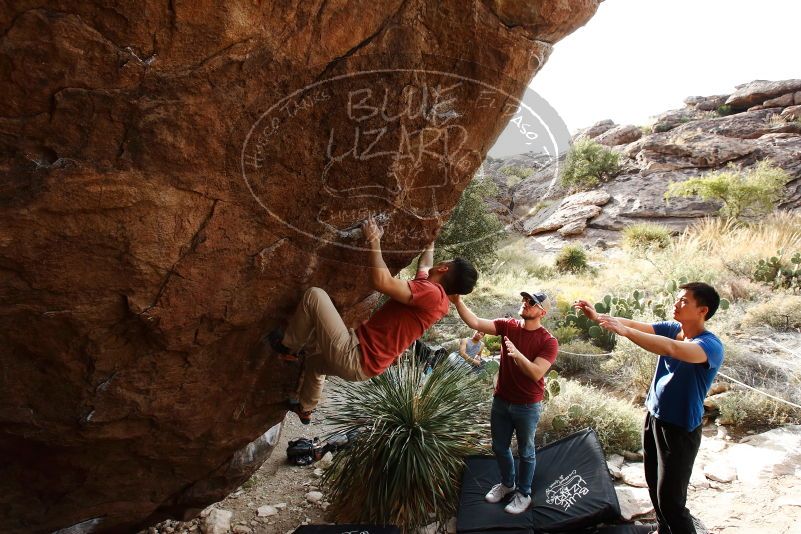 Bouldering in Hueco Tanks on 11/09/2019 with Blue Lizard Climbing and Yoga

Filename: SRM_20191109_1602000.jpg
Aperture: f/5.6
Shutter Speed: 1/400
Body: Canon EOS-1D Mark II
Lens: Canon EF 16-35mm f/2.8 L