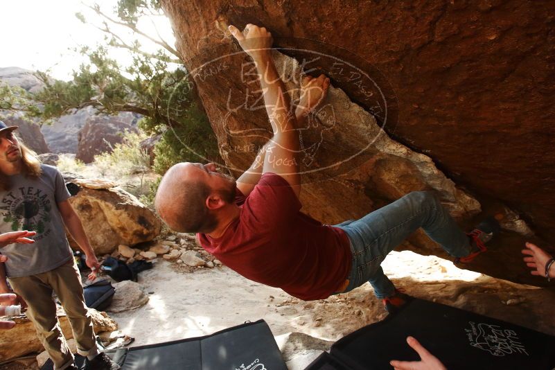 Bouldering in Hueco Tanks on 11/09/2019 with Blue Lizard Climbing and Yoga

Filename: SRM_20191109_1653550.jpg
Aperture: f/5.6
Shutter Speed: 1/400
Body: Canon EOS-1D Mark II
Lens: Canon EF 16-35mm f/2.8 L