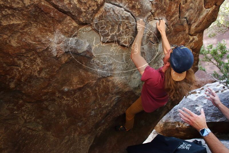 Bouldering in Hueco Tanks on 11/10/2019 with Blue Lizard Climbing and Yoga

Filename: SRM_20191110_1314040.jpg
Aperture: f/4.0
Shutter Speed: 1/250
Body: Canon EOS-1D Mark II
Lens: Canon EF 16-35mm f/2.8 L