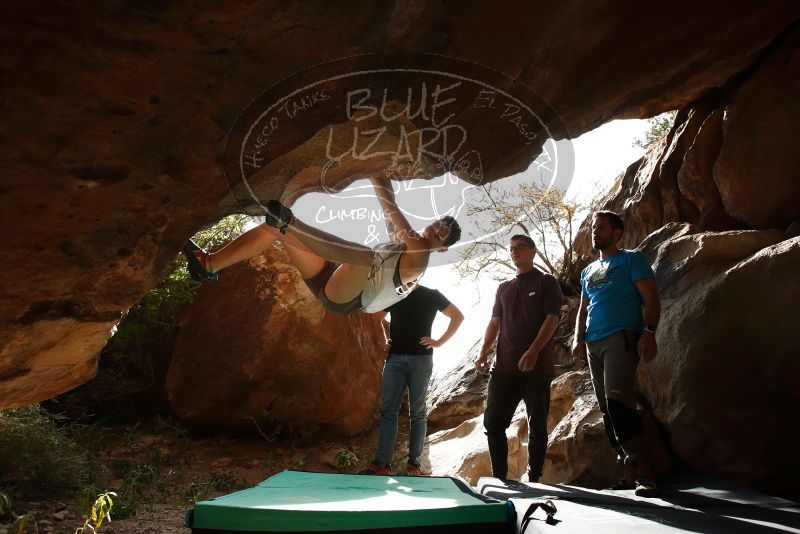 Bouldering in Hueco Tanks on 11/10/2019 with Blue Lizard Climbing and Yoga

Filename: SRM_20191110_1441130.jpg
Aperture: f/5.6
Shutter Speed: 1/1000
Body: Canon EOS-1D Mark II
Lens: Canon EF 16-35mm f/2.8 L