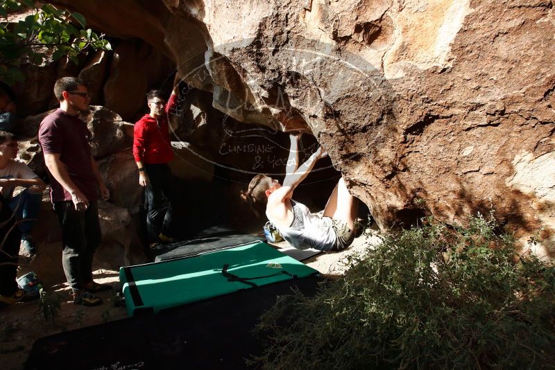 Bouldering in Hueco Tanks on 11/10/2019 with Blue Lizard Climbing and Yoga

Filename: SRM_20191110_1458340.jpg
Aperture: f/8.0
Shutter Speed: 1/400
Body: Canon EOS-1D Mark II
Lens: Canon EF 16-35mm f/2.8 L