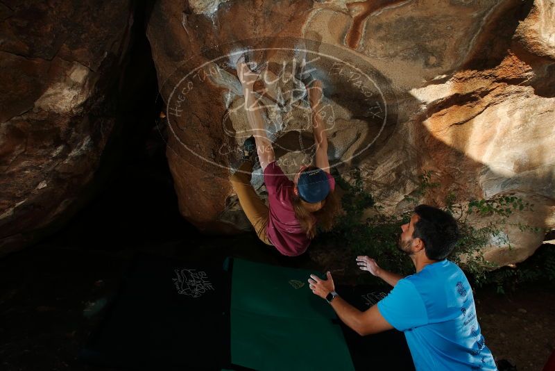 Bouldering in Hueco Tanks on 11/10/2019 with Blue Lizard Climbing and Yoga

Filename: SRM_20191110_1644100.jpg
Aperture: f/8.0
Shutter Speed: 1/250
Body: Canon EOS-1D Mark II
Lens: Canon EF 16-35mm f/2.8 L