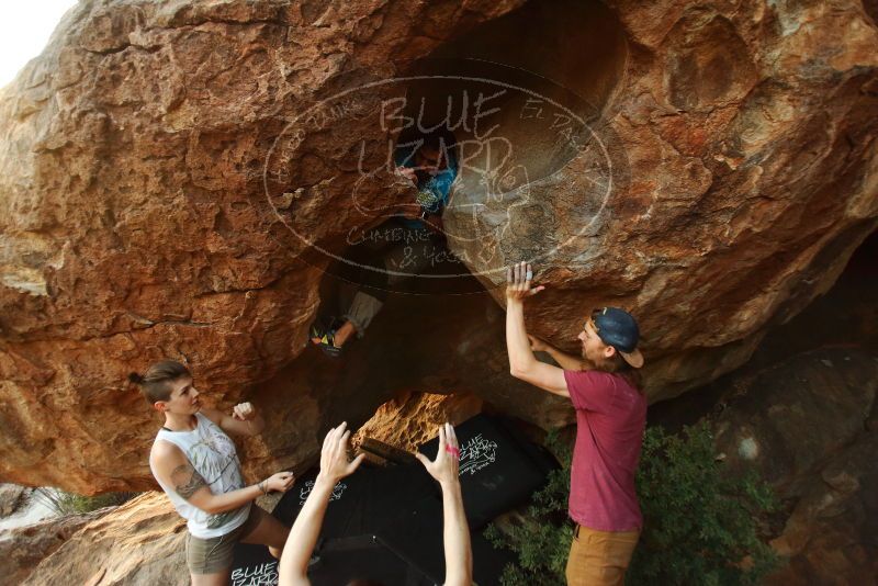 Bouldering in Hueco Tanks on 11/10/2019 with Blue Lizard Climbing and Yoga

Filename: SRM_20191110_1748560.jpg
Aperture: f/2.8
Shutter Speed: 1/320
Body: Canon EOS-1D Mark II
Lens: Canon EF 16-35mm f/2.8 L