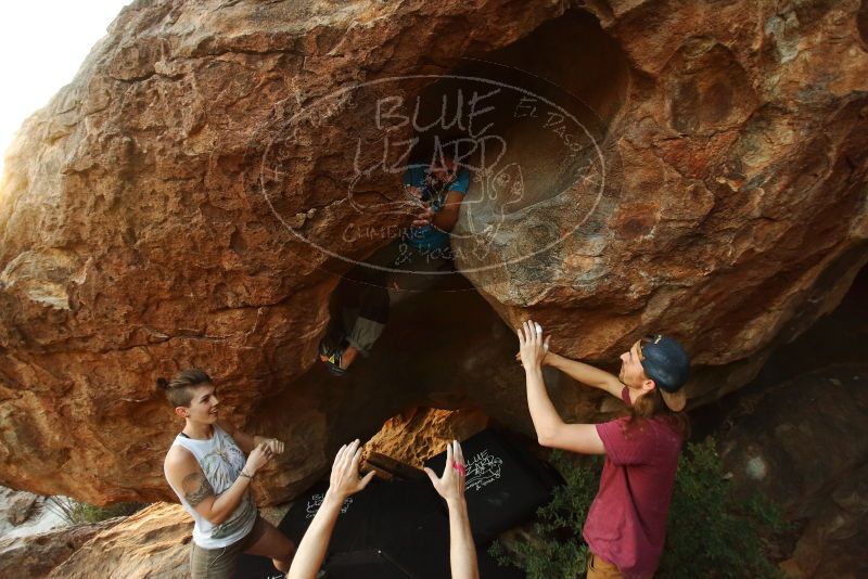 Bouldering in Hueco Tanks on 11/10/2019 with Blue Lizard Climbing and Yoga

Filename: SRM_20191110_1748590.jpg
Aperture: f/2.8
Shutter Speed: 1/400
Body: Canon EOS-1D Mark II
Lens: Canon EF 16-35mm f/2.8 L