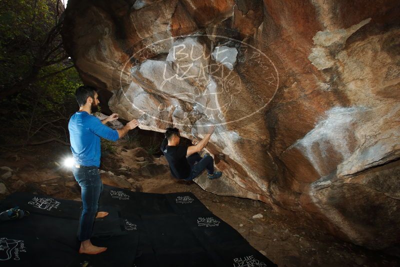 Bouldering in Hueco Tanks on 11/17/2019 with Blue Lizard Climbing and Yoga

Filename: SRM_20191117_1204070.jpg
Aperture: f/8.0
Shutter Speed: 1/250
Body: Canon EOS-1D Mark II
Lens: Canon EF 16-35mm f/2.8 L