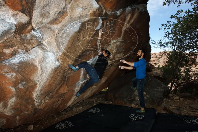 Bouldering in Hueco Tanks on 11/17/2019 with Blue Lizard Climbing and Yoga

Filename: SRM_20191117_1218580.jpg
Aperture: f/8.0
Shutter Speed: 1/250
Body: Canon EOS-1D Mark II
Lens: Canon EF 16-35mm f/2.8 L