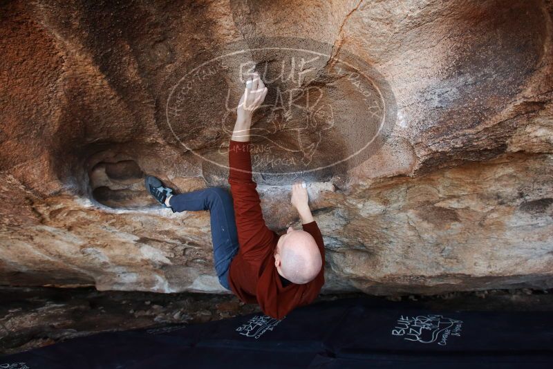 Bouldering in Hueco Tanks on 11/17/2019 with Blue Lizard Climbing and Yoga

Filename: SRM_20191117_1558530.jpg
Aperture: f/6.3
Shutter Speed: 1/250
Body: Canon EOS-1D Mark II
Lens: Canon EF 16-35mm f/2.8 L