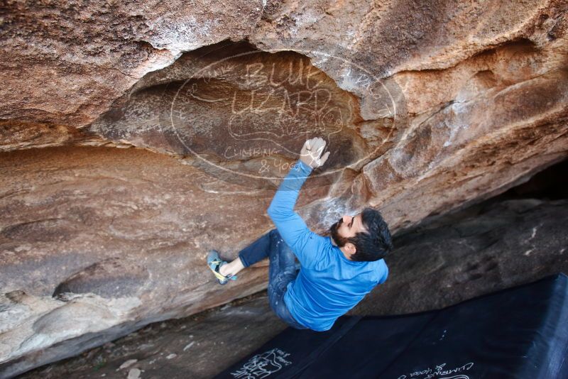 Bouldering in Hueco Tanks on 11/17/2019 with Blue Lizard Climbing and Yoga

Filename: SRM_20191117_1611240.jpg
Aperture: f/4.0
Shutter Speed: 1/250
Body: Canon EOS-1D Mark II
Lens: Canon EF 16-35mm f/2.8 L