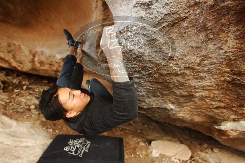 Bouldering in Hueco Tanks on 11/17/2019 with Blue Lizard Climbing and Yoga

Filename: SRM_20191117_1719071.jpg
Aperture: f/4.5
Shutter Speed: 1/250
Body: Canon EOS-1D Mark II
Lens: Canon EF 16-35mm f/2.8 L