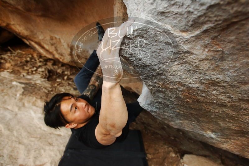 Bouldering in Hueco Tanks on 11/17/2019 with Blue Lizard Climbing and Yoga

Filename: SRM_20191117_1744080.jpg
Aperture: f/4.0
Shutter Speed: 1/250
Body: Canon EOS-1D Mark II
Lens: Canon EF 16-35mm f/2.8 L