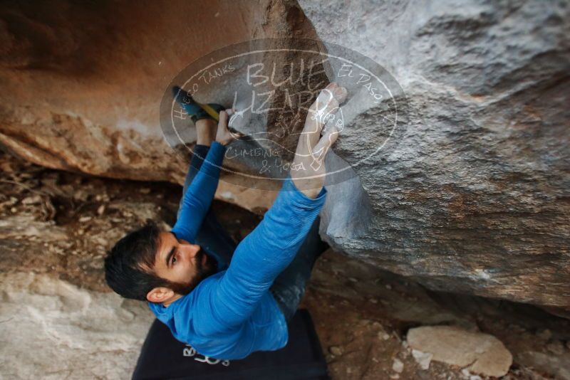 Bouldering in Hueco Tanks on 11/17/2019 with Blue Lizard Climbing and Yoga

Filename: SRM_20191117_1802011.jpg
Aperture: f/2.8
Shutter Speed: 1/200
Body: Canon EOS-1D Mark II
Lens: Canon EF 16-35mm f/2.8 L