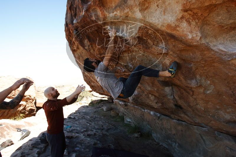 Bouldering in Hueco Tanks on 11/18/2019 with Blue Lizard Climbing and Yoga

Filename: SRM_20191118_1210090.jpg
Aperture: f/8.0
Shutter Speed: 1/320
Body: Canon EOS-1D Mark II
Lens: Canon EF 16-35mm f/2.8 L