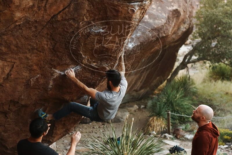 Bouldering in Hueco Tanks on 11/18/2019 with Blue Lizard Climbing and Yoga

Filename: SRM_20191118_1754570.jpg
Aperture: f/3.2
Shutter Speed: 1/250
Body: Canon EOS-1D Mark II
Lens: Canon EF 50mm f/1.8 II