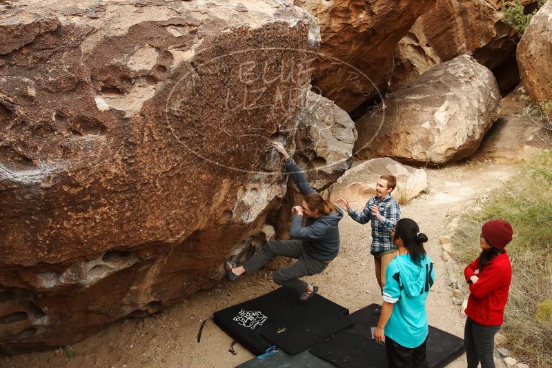 Bouldering in Hueco Tanks on 11/16/2019 with Blue Lizard Climbing and Yoga

Filename: SRM_20191116_1023530.jpg
Aperture: f/5.6
Shutter Speed: 1/500
Body: Canon EOS-1D Mark II
Lens: Canon EF 16-35mm f/2.8 L